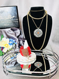 Coral Patina Set